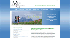 Desktop Screenshot of consultmatthews.com